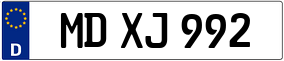 Truck License Plate